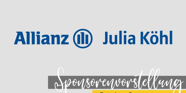 Sponsorenvorstellung – Allianz Julia Köhl